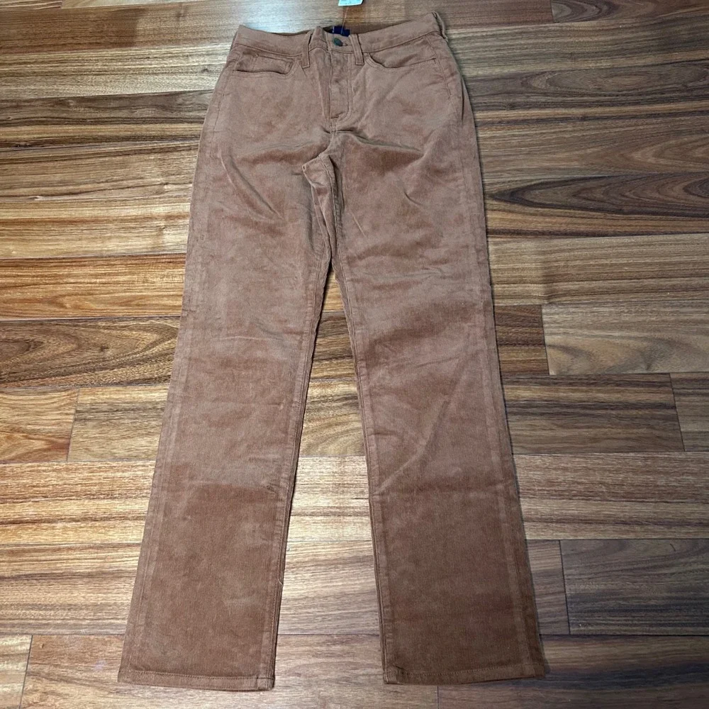 J.Crew‎ Womens Corduroy Pants Size 25 Straight Leg Brown
